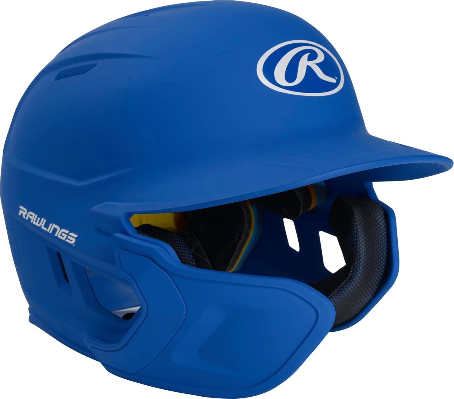 image:imageRawlings  MACH Adjust Baseball Batting Helmet  Adjustable Face Guard  Matte  JR amp SR Sizes  Multiple ColorsMatte Royal