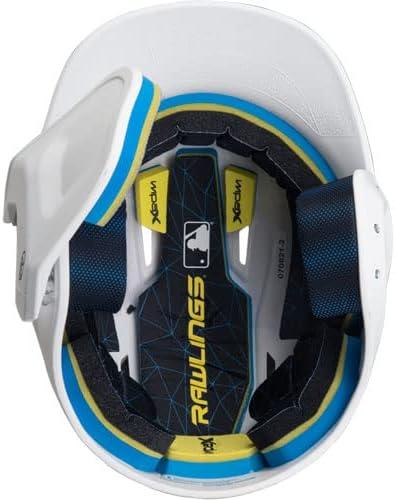 image:imageRawlings  MACH Adjust Baseball Batting Helmet  Adjustable Face Guard  Matte  JR amp SR Sizes  Multiple ColorsMatte White