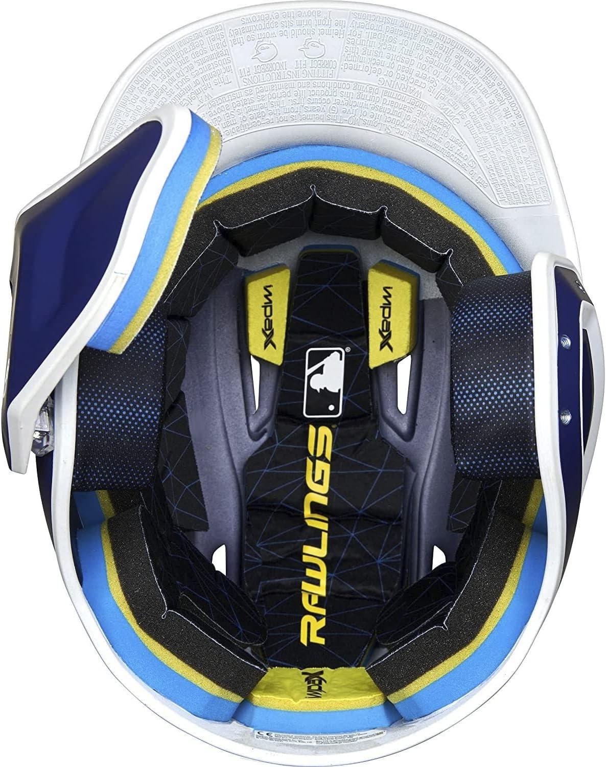image:imageRawlings  MACH Adjust Baseball Batting Helmet  Adjustable Face Guard  Matte Two Tone  JR amp SR Sizes  Multiple Colors