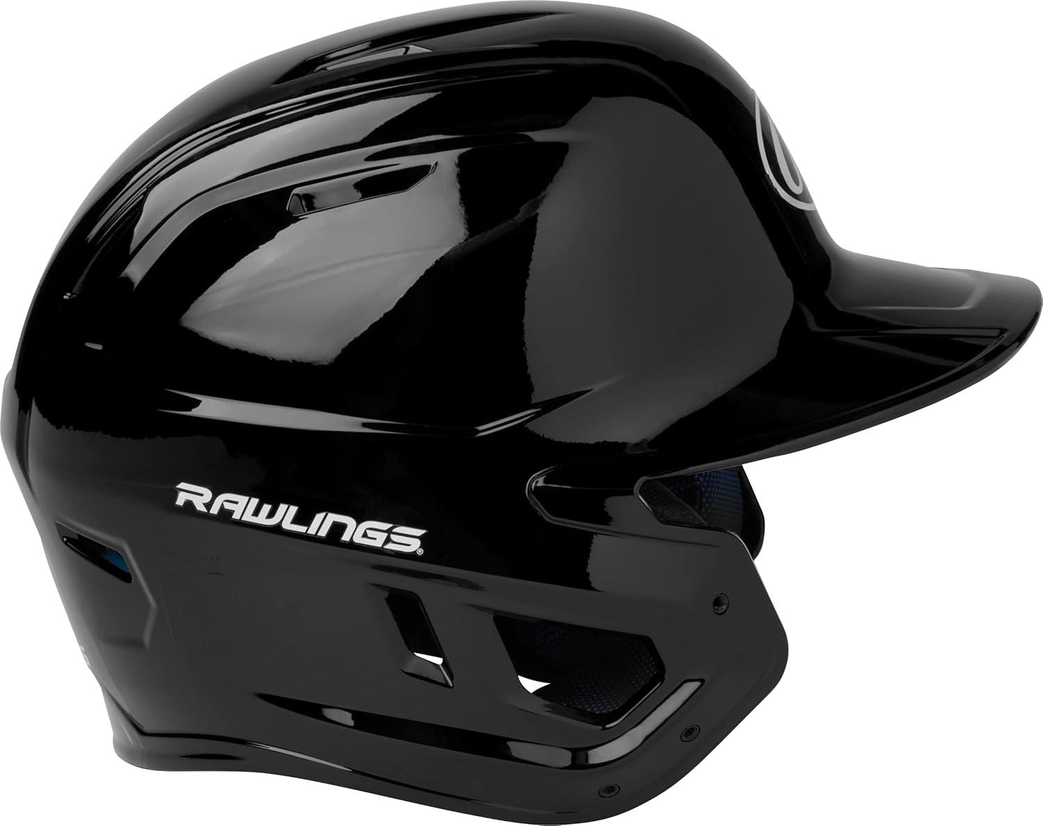 image:imageRawlings  MACH Baseball Batting Helmet  Gloss  JR amp SR Sizes  Multiple ColorsGloss Black