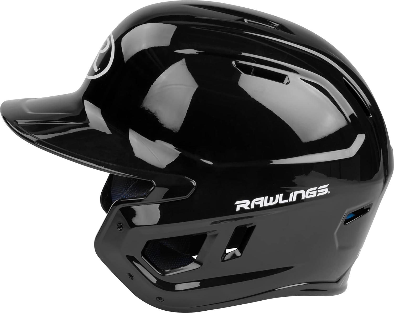 image:imageRawlings  MACH Baseball Batting Helmet  Gloss  JR amp SR Sizes  Multiple ColorsGloss Black