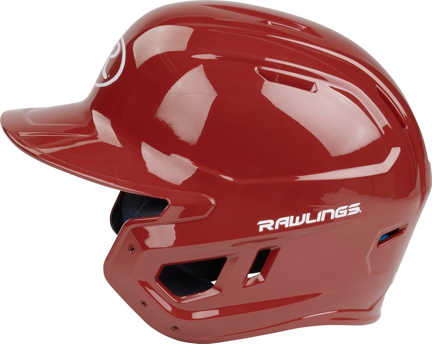 image:imageRawlings  MACH Baseball Batting Helmet  Gloss  JR amp SR Sizes  Multiple ColorsGloss Cardinal
