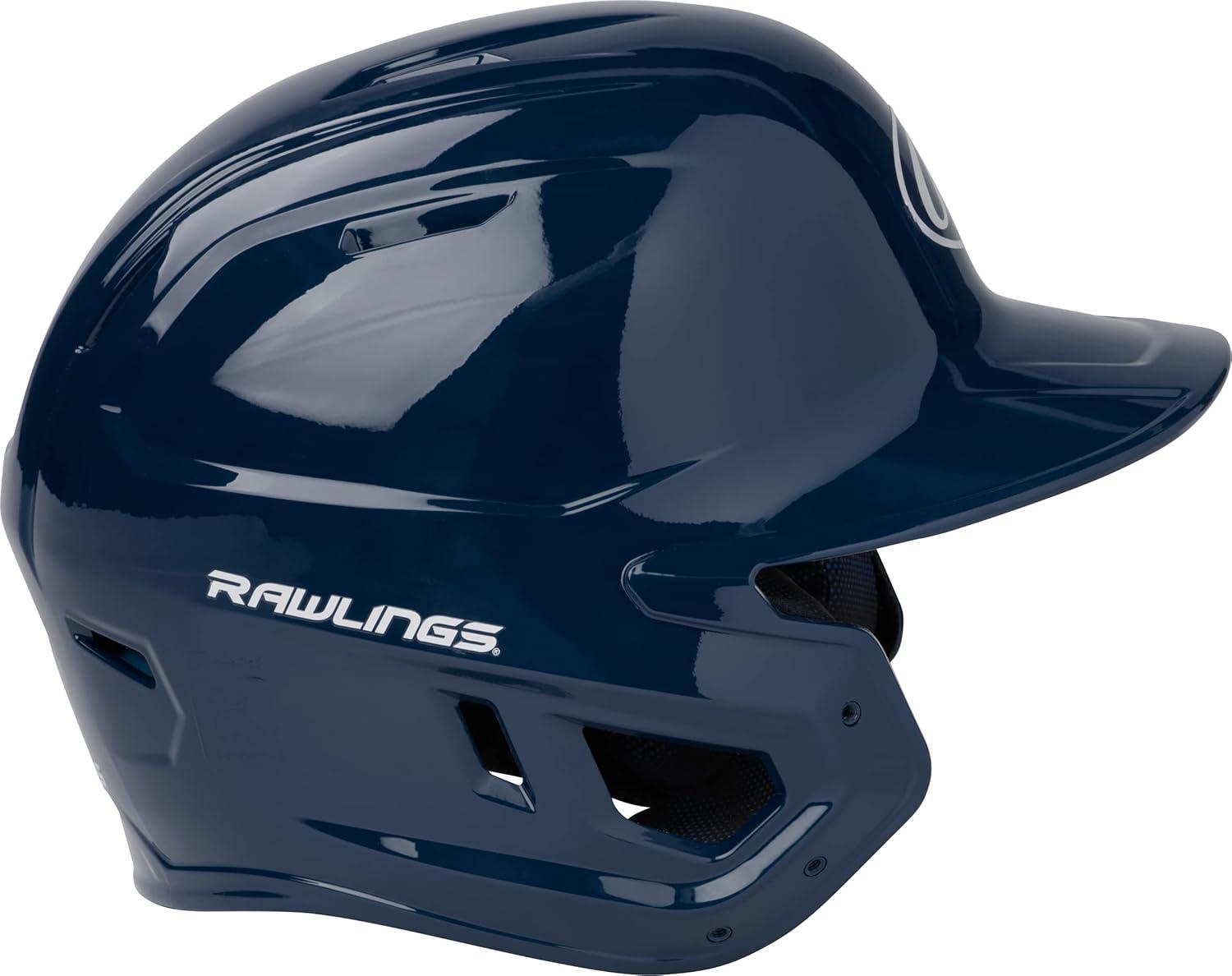 image:imageRawlings  MACH Baseball Batting Helmet  Gloss  JR amp SR Sizes  Multiple ColorsGloss Navy