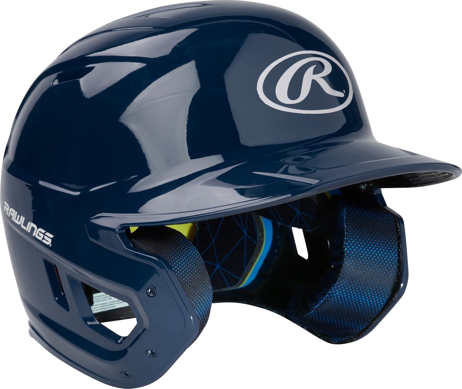 image:imageRawlings  MACH Baseball Batting Helmet  Gloss  JR amp SR Sizes  Multiple ColorsGloss Navy