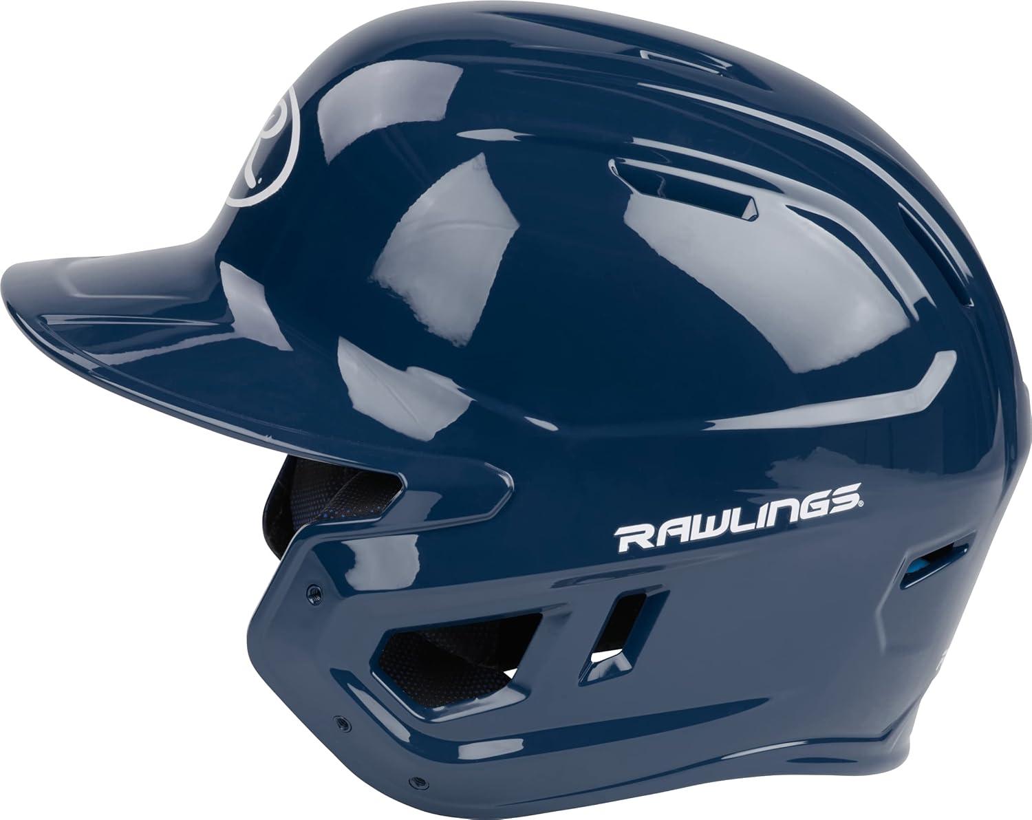 image:imageRawlings  MACH Baseball Batting Helmet  Gloss  JR amp SR Sizes  Multiple ColorsGloss Navy