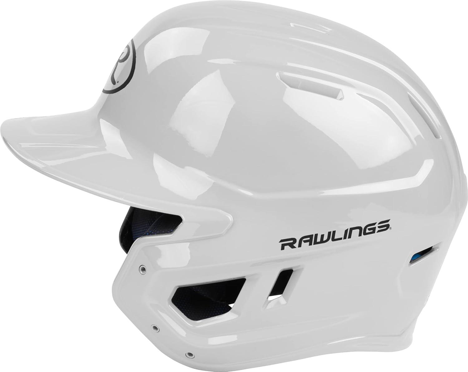 image:imageRawlings  MACH Baseball Batting Helmet  Gloss  JR amp SR Sizes  Multiple ColorsGloss White