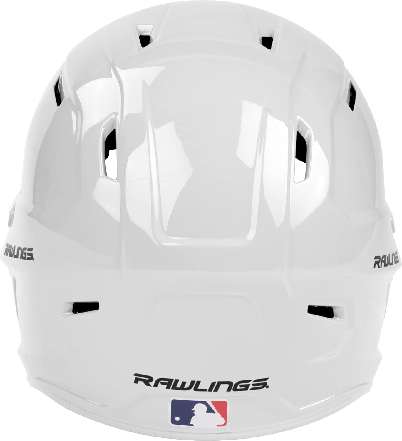 image:imageRawlings  MACH Baseball Batting Helmet  Gloss  JR amp SR Sizes  Multiple ColorsGloss White