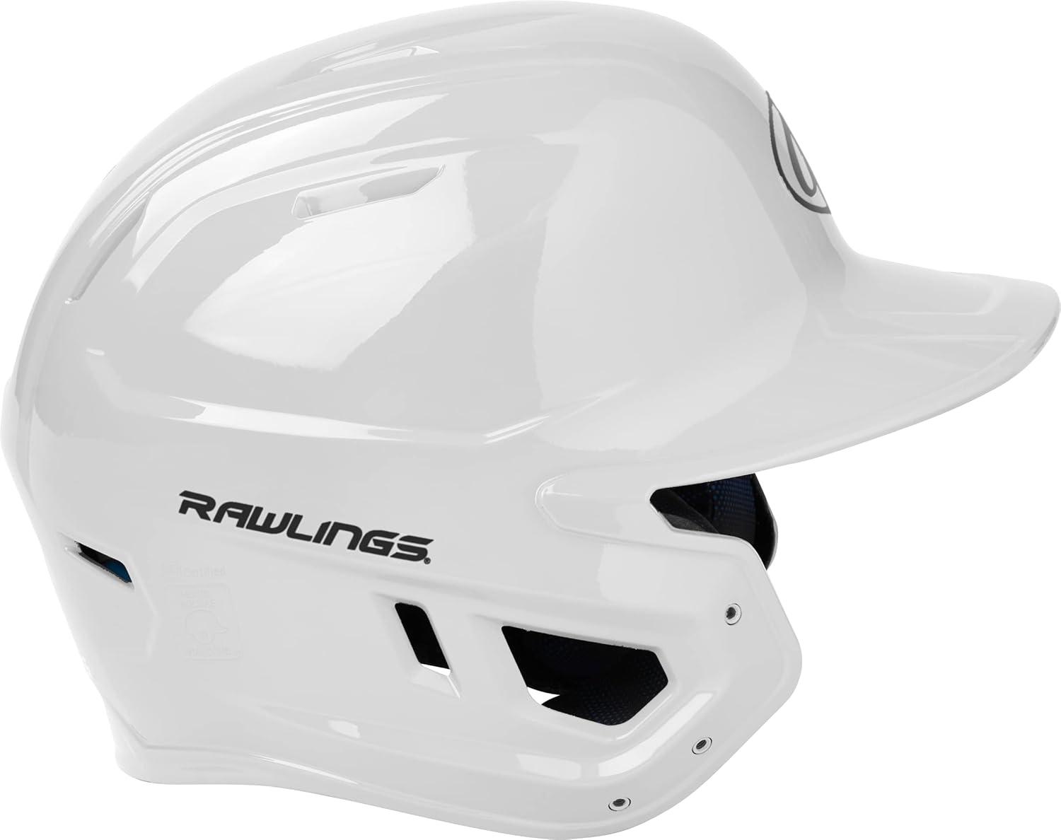 image:imageRawlings  MACH Baseball Batting Helmet  Gloss  JR amp SR Sizes  Multiple ColorsGloss White