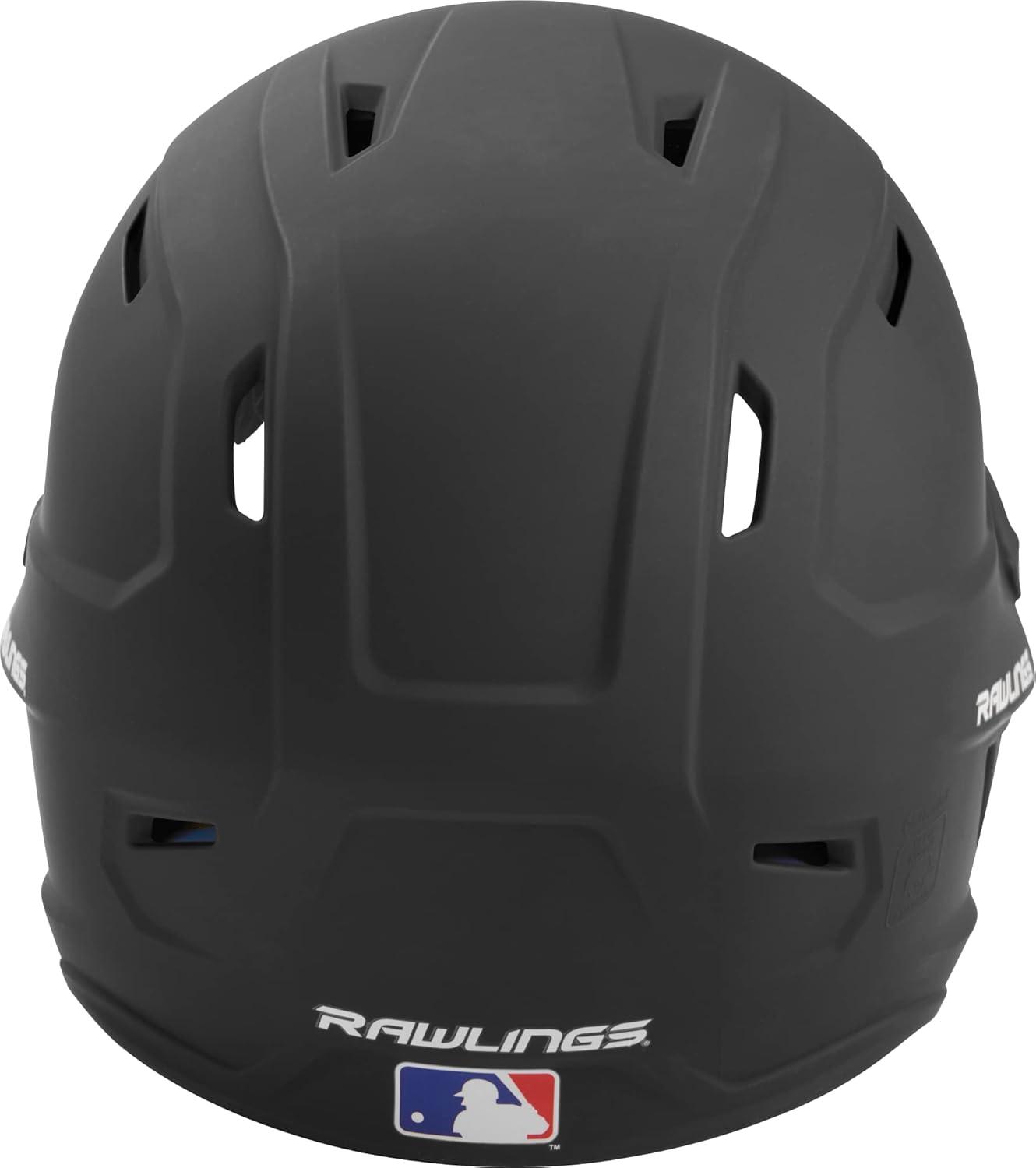 image:imageRawlings  MACH Baseball Batting Helmet  Matte  JR amp SR Sizes  Multiple ColorsMatte Black