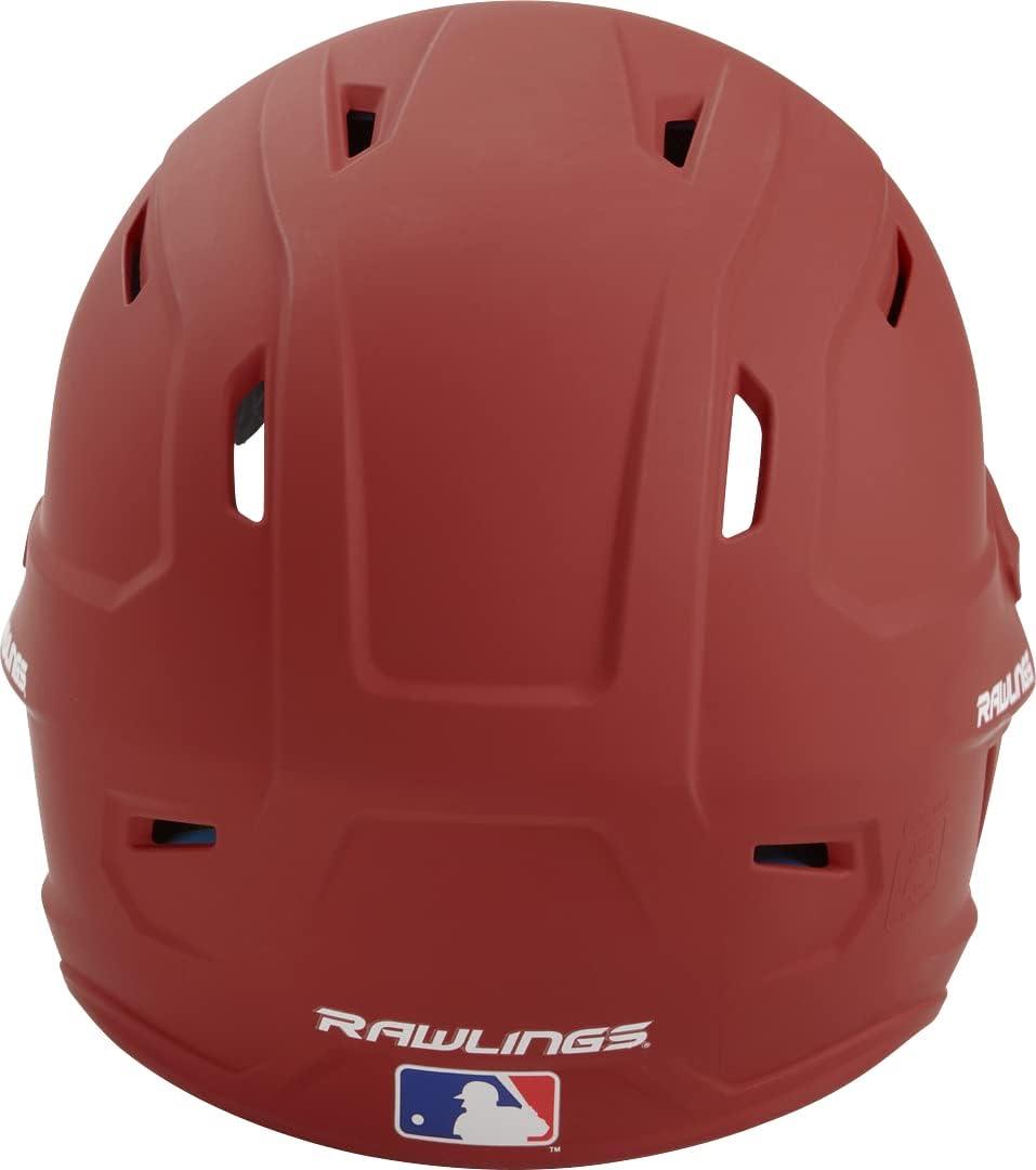 image:imageRawlings  MACH Baseball Batting Helmet  Matte  JR amp SR Sizes  Multiple ColorsMatte Cardinal