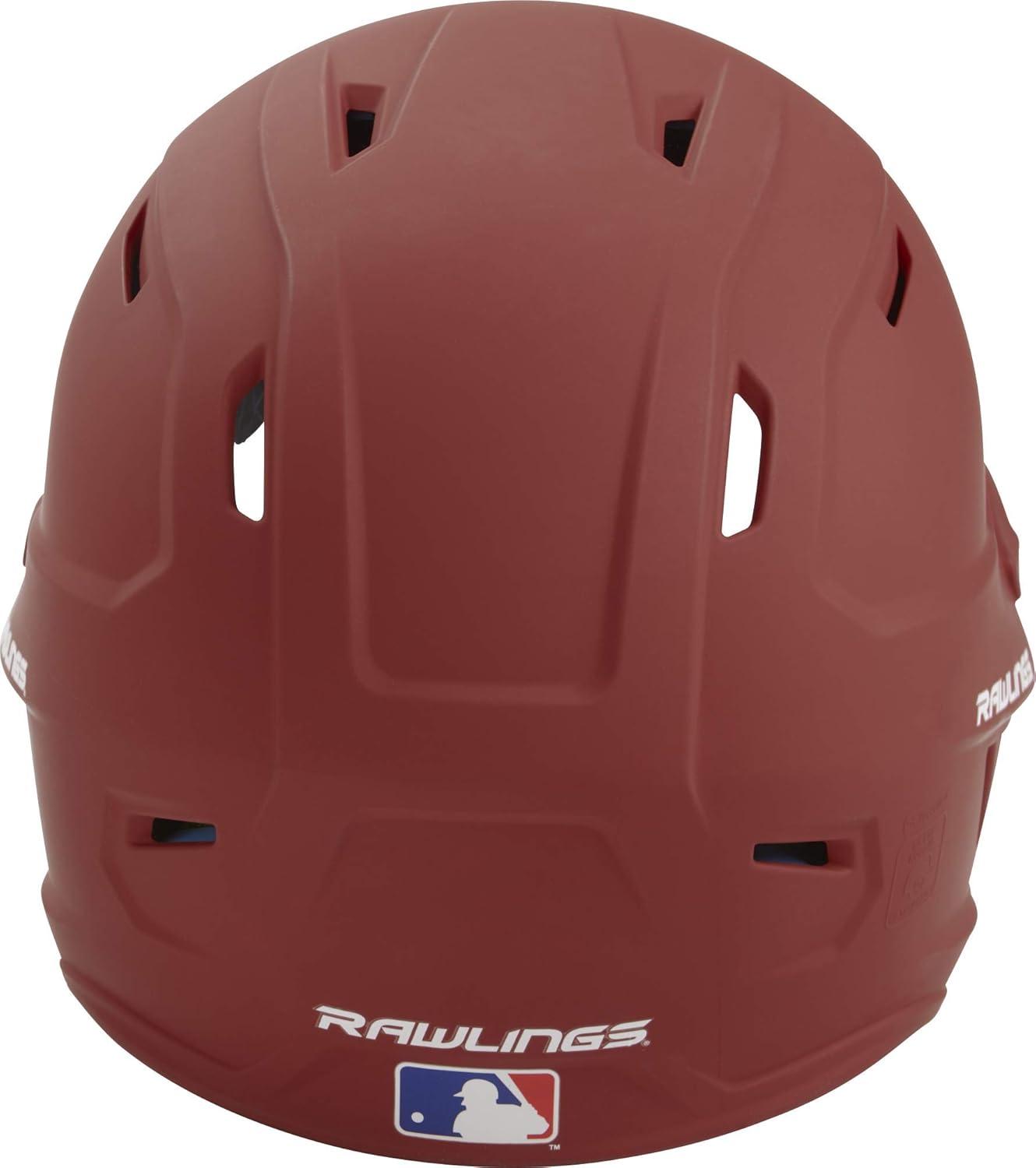 image:imageRawlings  MACH Baseball Batting Helmet  Matte  JR amp SR Sizes  Multiple ColorsMatte Cardinal
