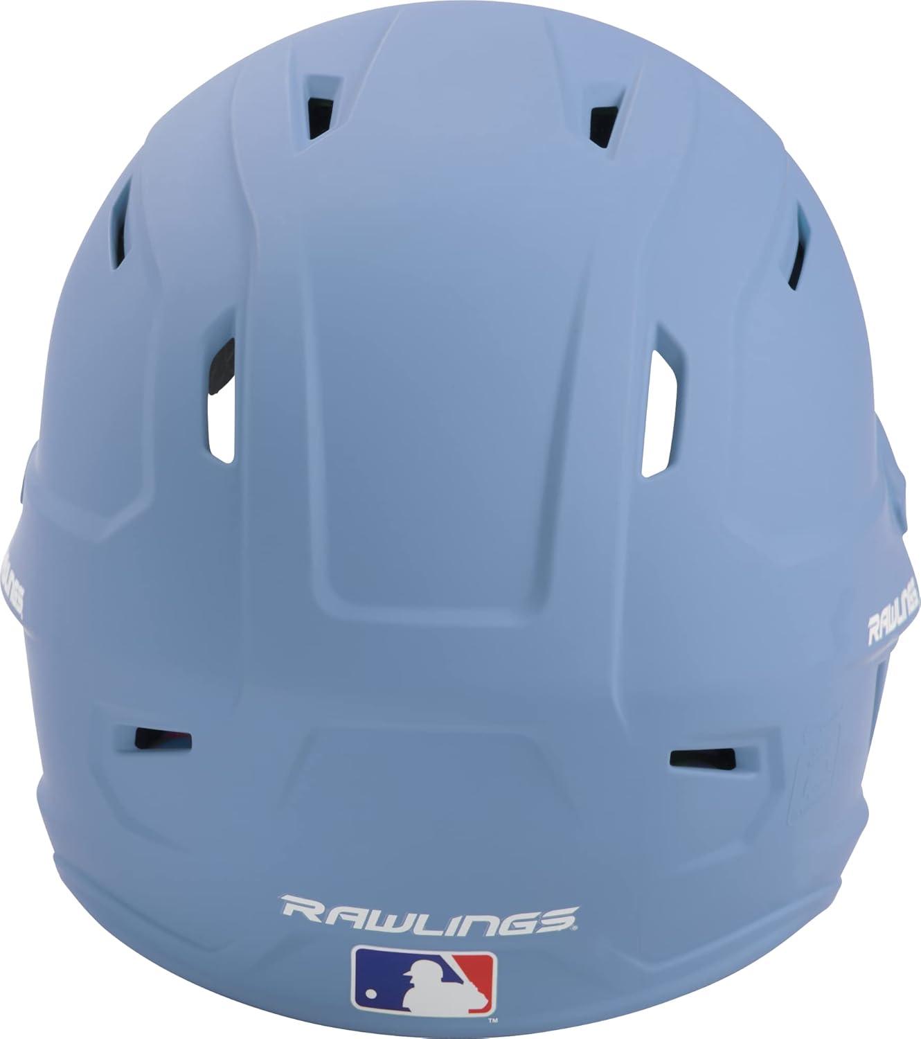 image:imageRawlings  MACH Baseball Batting Helmet  Matte  JR amp SR Sizes  Multiple ColorsMatte Carolina Blue