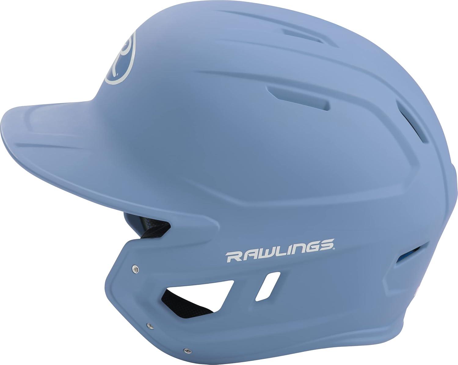 image:imageRawlings  MACH Baseball Batting Helmet  Matte  JR amp SR Sizes  Multiple ColorsMatte Carolina Blue
