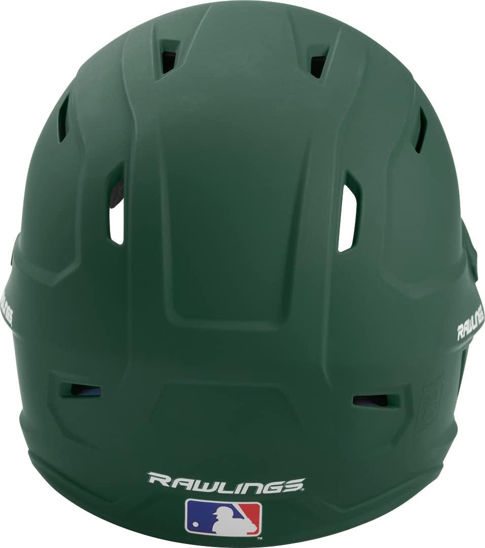 image:imageRawlings  MACH Baseball Batting Helmet  Matte  JR amp SR Sizes  Multiple ColorsMatte Dark Green