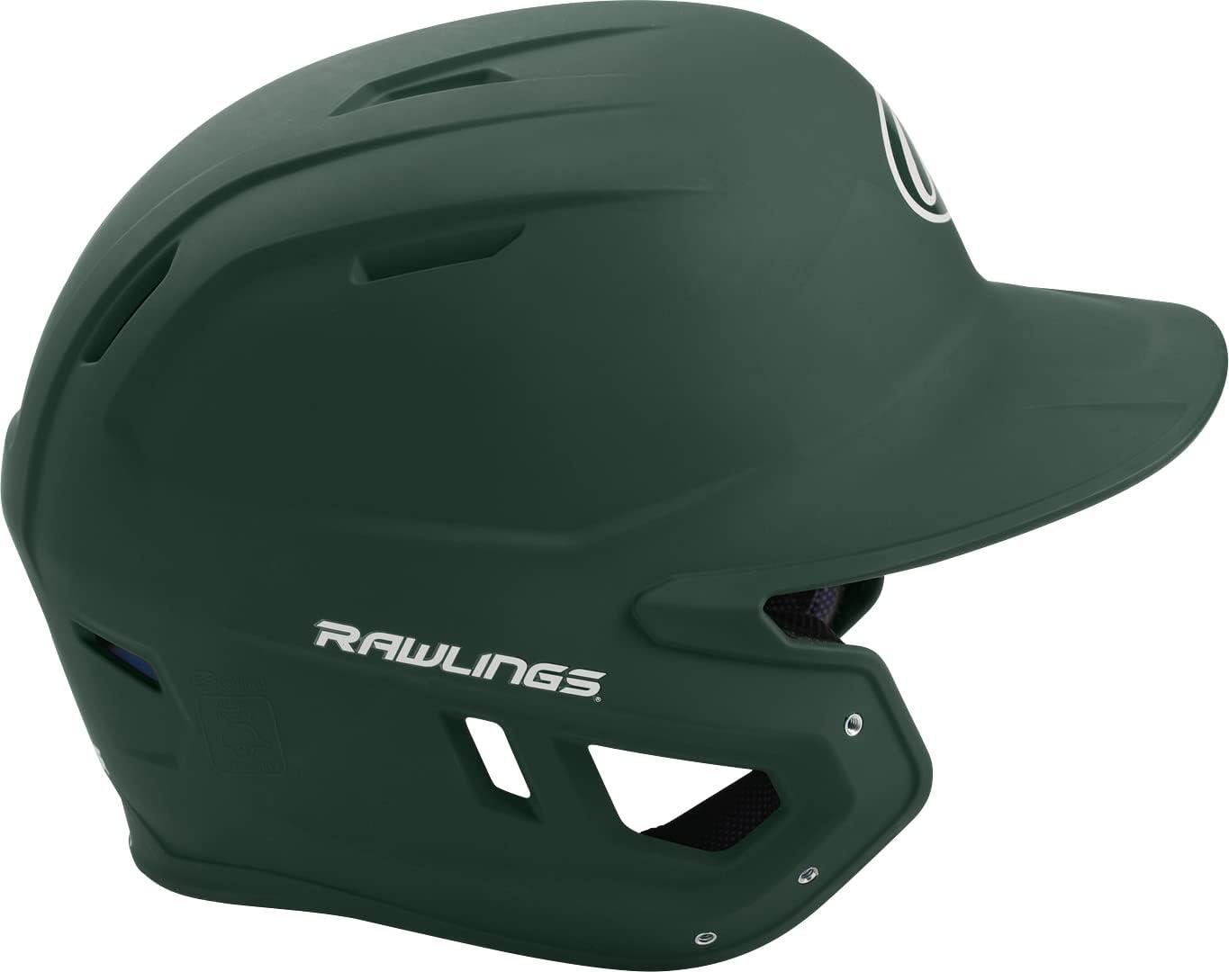 image:imageRawlings  MACH Baseball Batting Helmet  Matte  JR amp SR Sizes  Multiple ColorsMatte Dark Green
