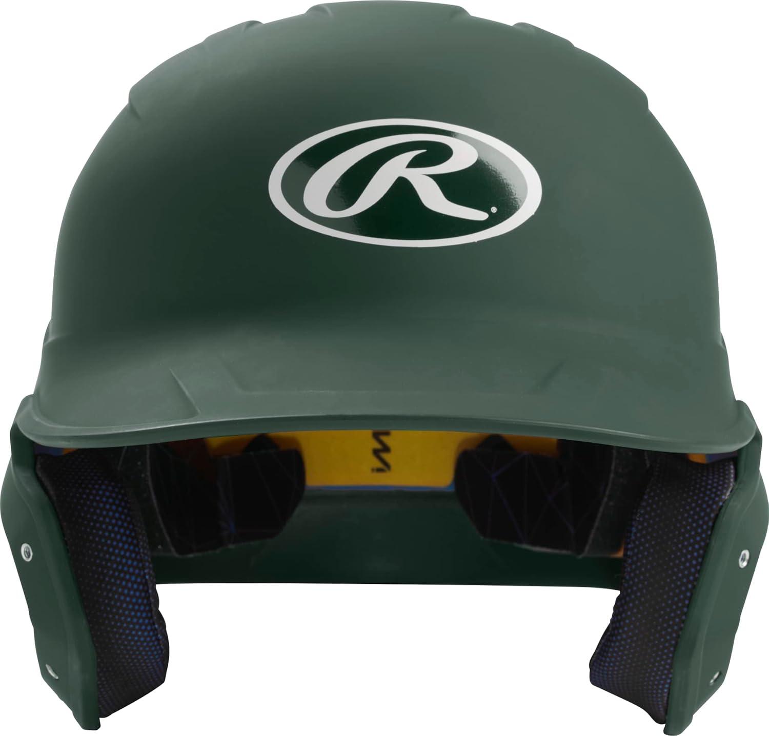 image:imageRawlings  MACH Baseball Batting Helmet  Matte  JR amp SR Sizes  Multiple ColorsMatte Dark Green