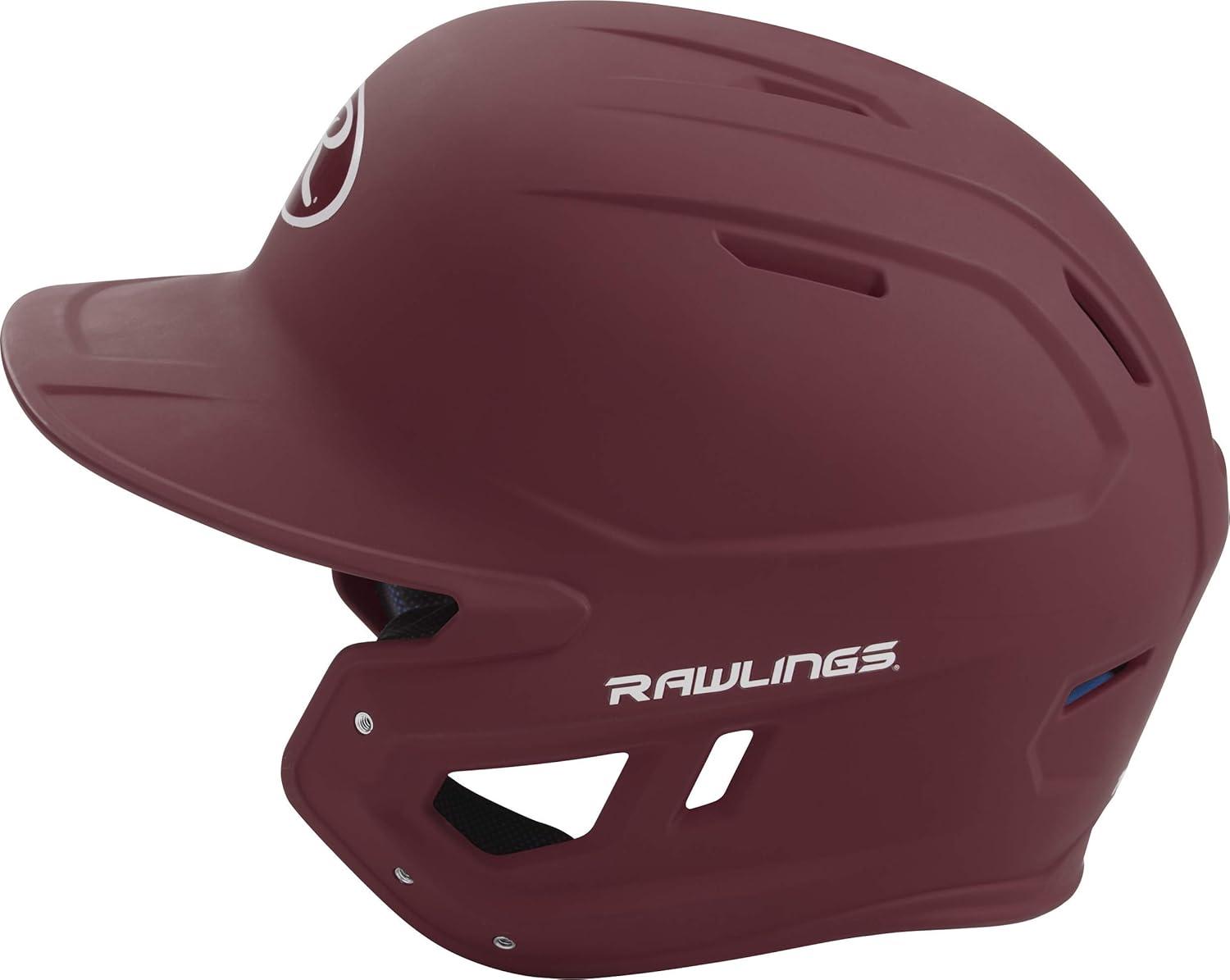 image:imageRawlings  MACH Baseball Batting Helmet  Matte  JR amp SR Sizes  Multiple ColorsMatte Maroon