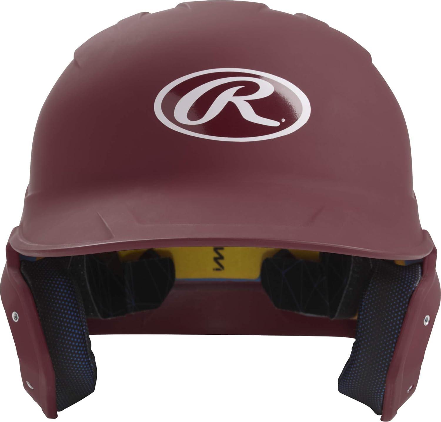 image:imageRawlings  MACH Baseball Batting Helmet  Matte  JR amp SR Sizes  Multiple ColorsMatte Maroon