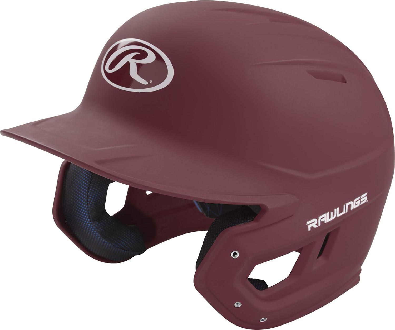 image:imageRawlings  MACH Baseball Batting Helmet  Matte  JR amp SR Sizes  Multiple ColorsMatte Maroon