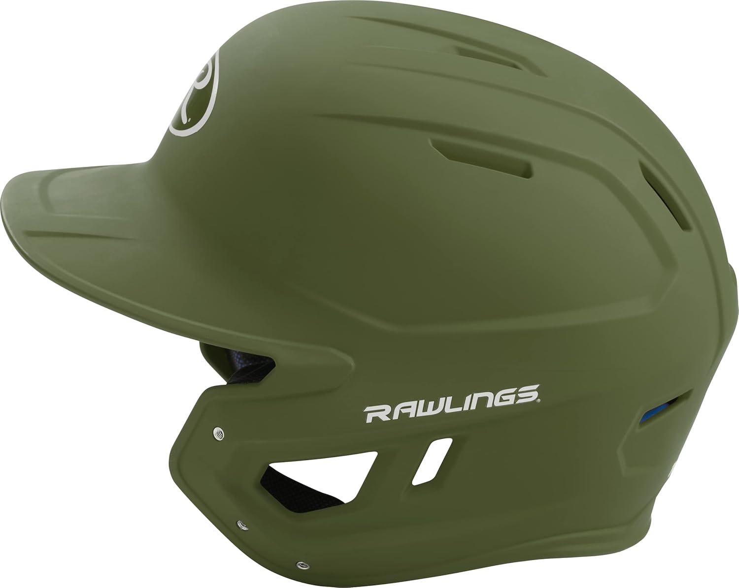 image:imageRawlings  MACH Baseball Batting Helmet  Matte  JR amp SR Sizes  Multiple ColorsMatte Military Green