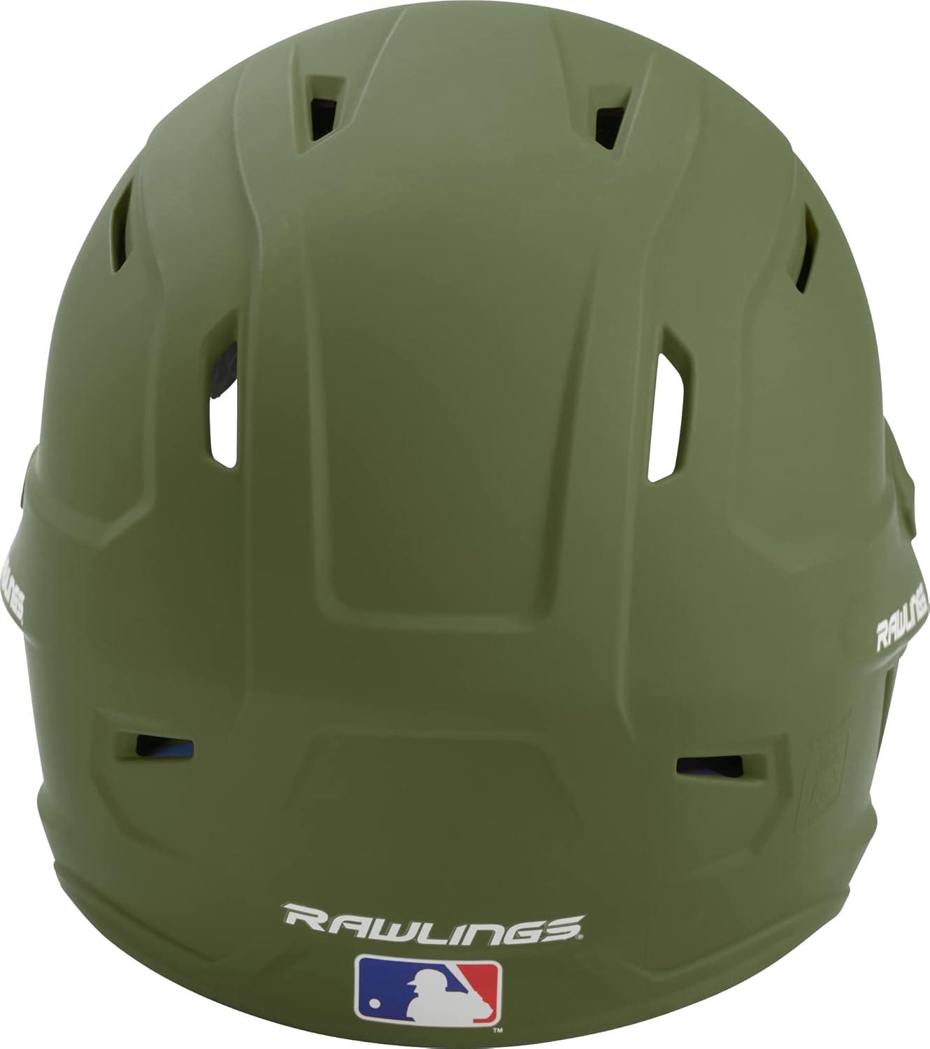 image:imageRawlings  MACH Baseball Batting Helmet  Matte  JR amp SR Sizes  Multiple ColorsMatte Military Green