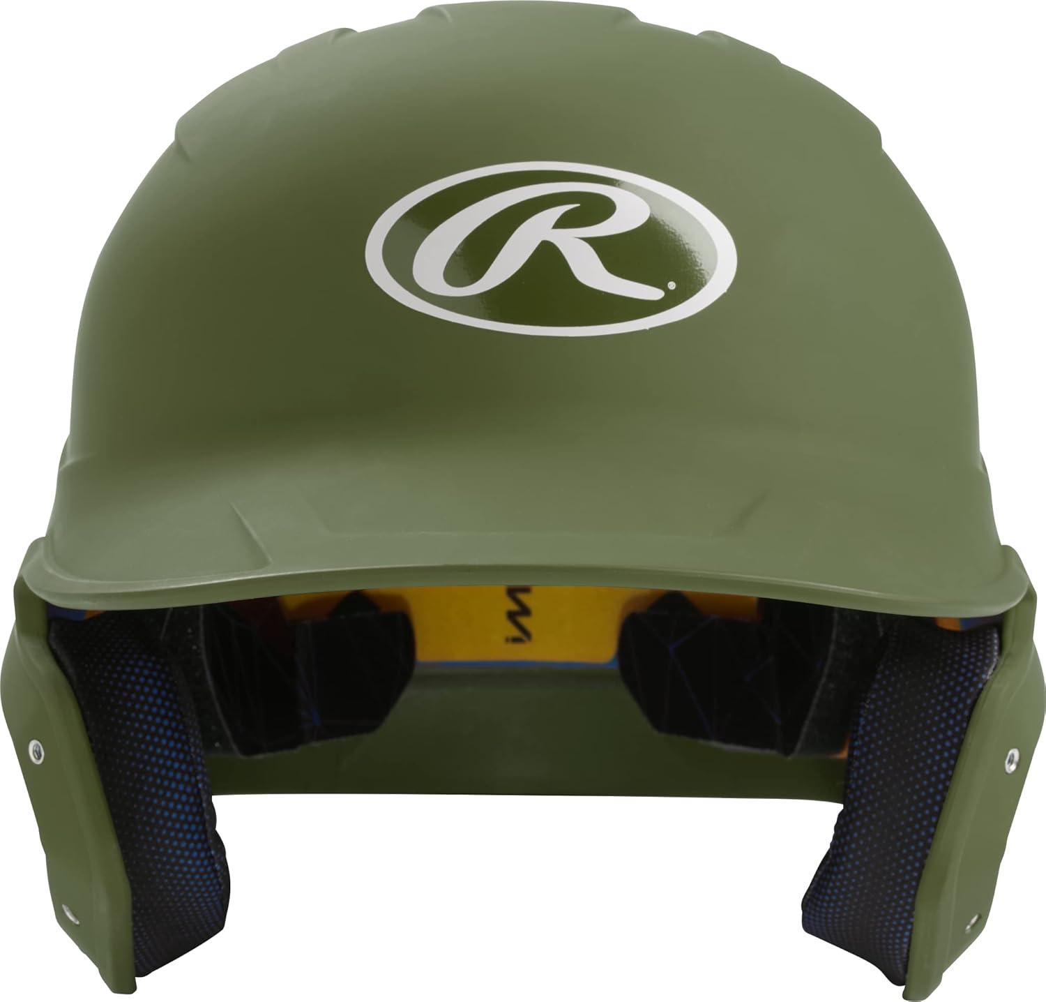 image:imageRawlings  MACH Baseball Batting Helmet  Matte  JR amp SR Sizes  Multiple ColorsMatte Military Green