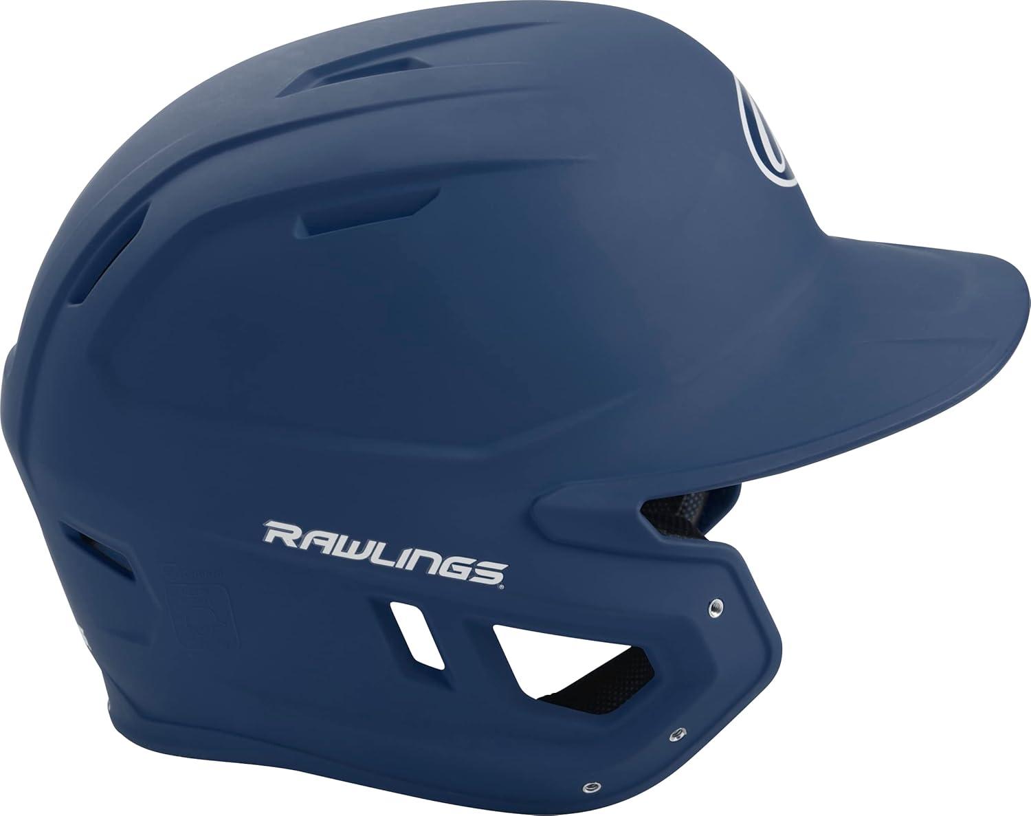 image:imageRawlings  MACH Baseball Batting Helmet  Matte  JR amp SR Sizes  Multiple ColorsMatte Navy