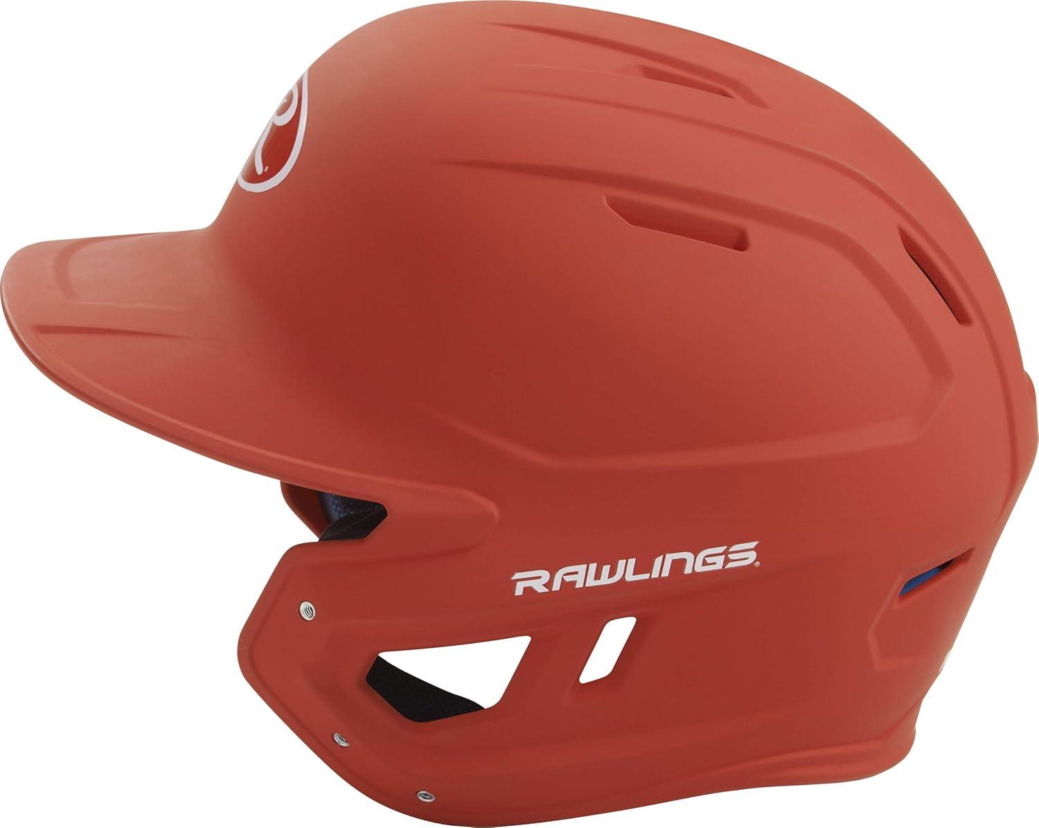 image:imageRawlings  MACH Baseball Batting Helmet  Matte  JR amp SR Sizes  Multiple ColorsMatte Orange