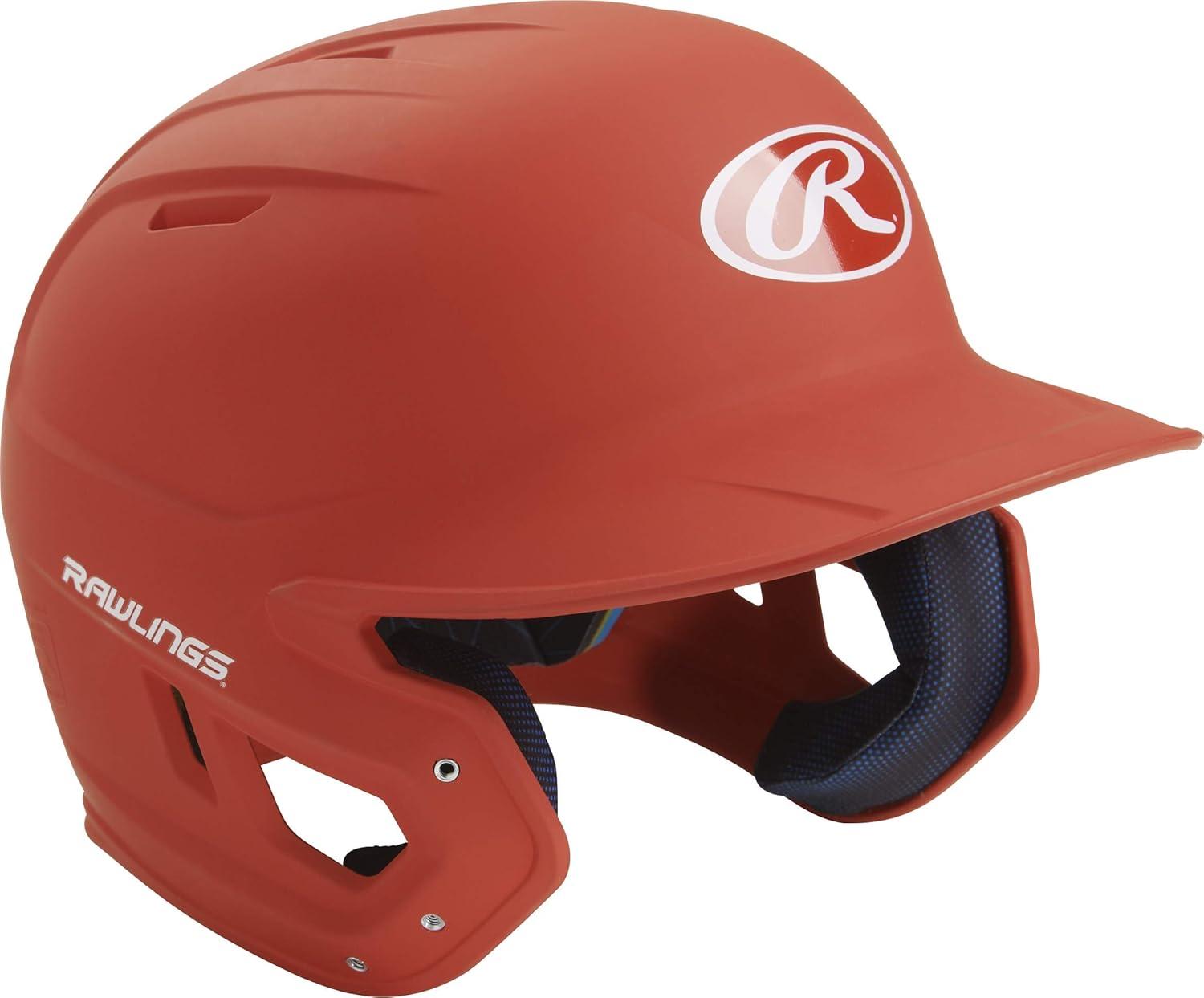 image:imageRawlings  MACH Baseball Batting Helmet  Matte  JR amp SR Sizes  Multiple ColorsMatte Orange