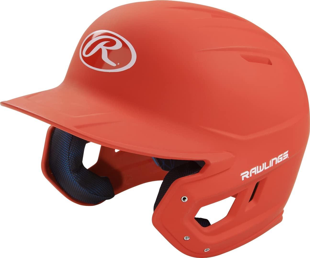 image:imageRawlings  MACH Baseball Batting Helmet  Matte  JR amp SR Sizes  Multiple ColorsMatte Orange