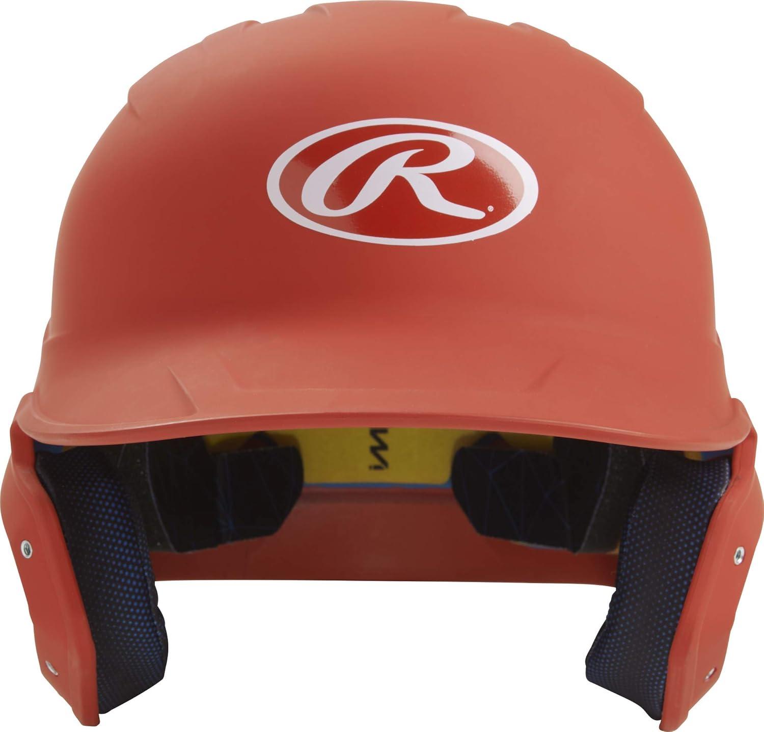 image:imageRawlings  MACH Baseball Batting Helmet  Matte  JR amp SR Sizes  Multiple ColorsMatte Orange