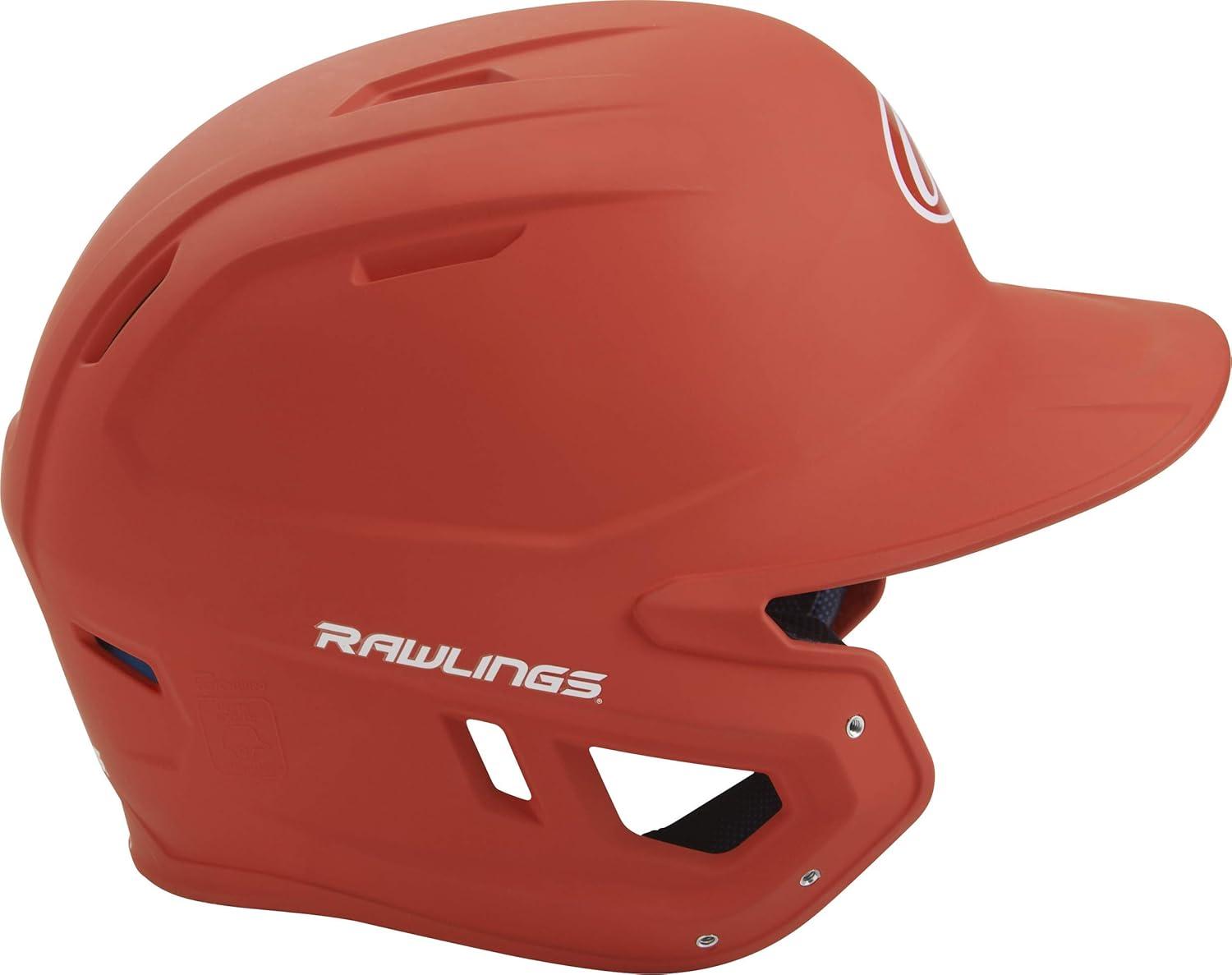 image:imageRawlings  MACH Baseball Batting Helmet  Matte  JR amp SR Sizes  Multiple ColorsMatte Orange