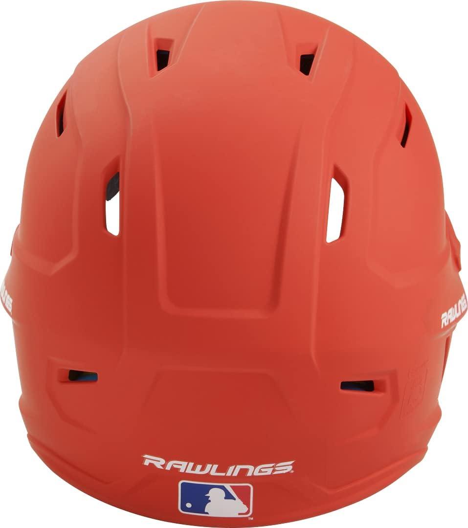 image:imageRawlings  MACH Baseball Batting Helmet  Matte  JR amp SR Sizes  Multiple ColorsMatte Orange