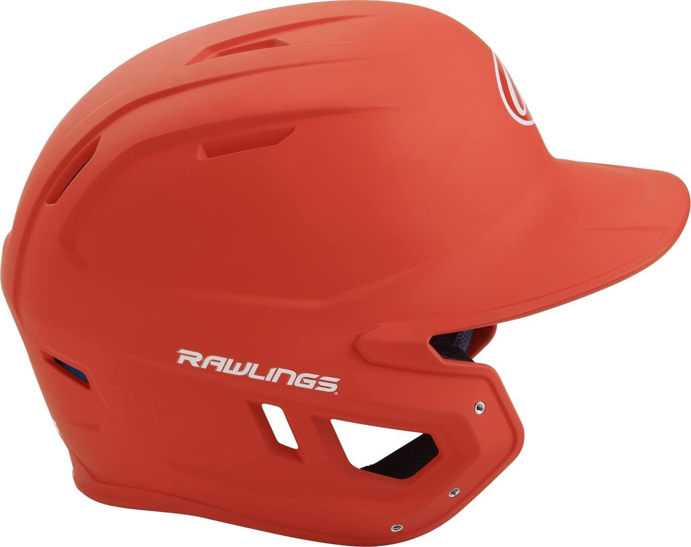 image:imageRawlings  MACH Baseball Batting Helmet  Matte  JR amp SR Sizes  Multiple ColorsMatte Orange
