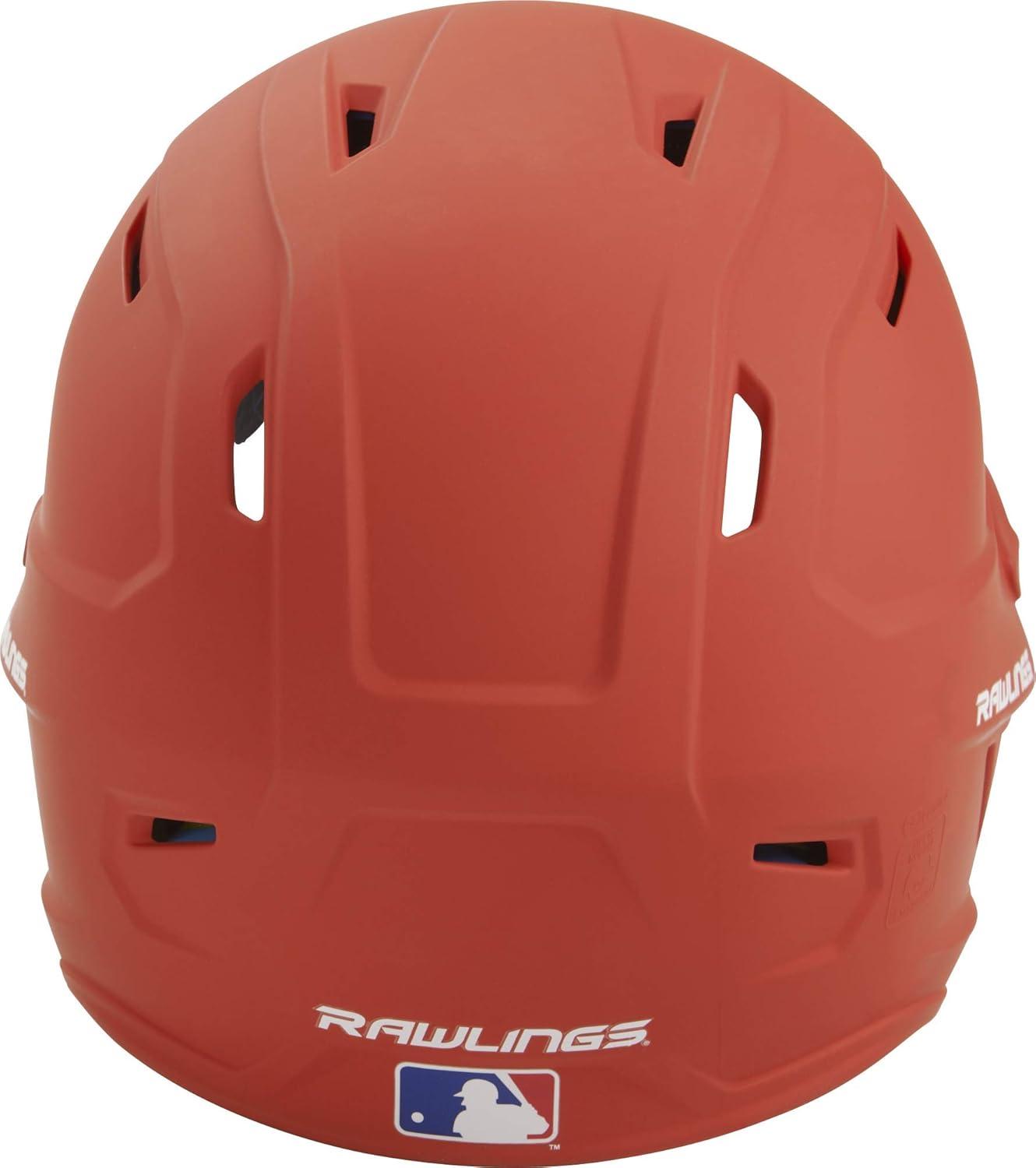 image:imageRawlings  MACH Baseball Batting Helmet  Matte  JR amp SR Sizes  Multiple ColorsMatte Orange