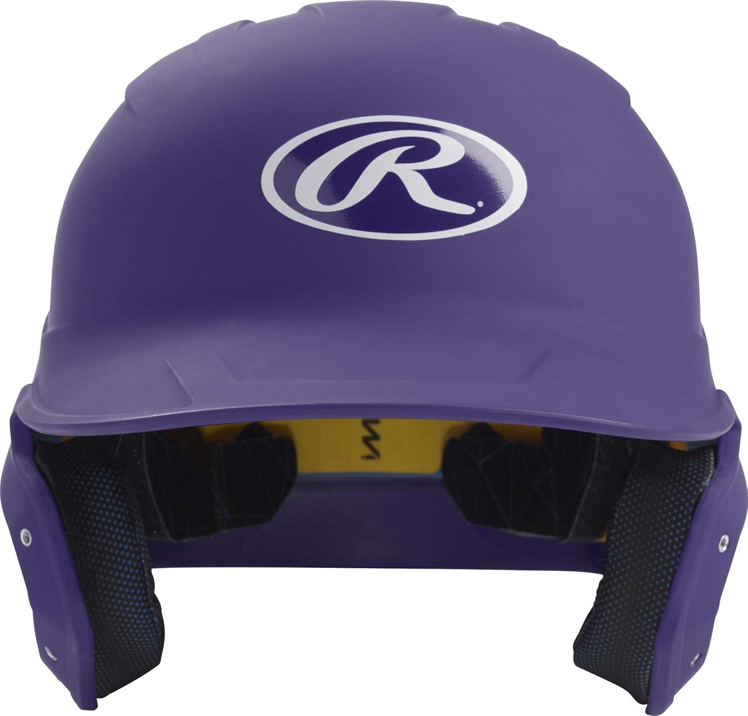 image:imageRawlings  MACH Baseball Batting Helmet  Matte  JR amp SR Sizes  Multiple ColorsMatte Purple