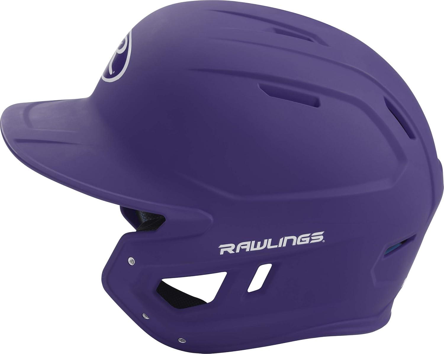 image:imageRawlings  MACH Baseball Batting Helmet  Matte  JR amp SR Sizes  Multiple ColorsMatte Purple