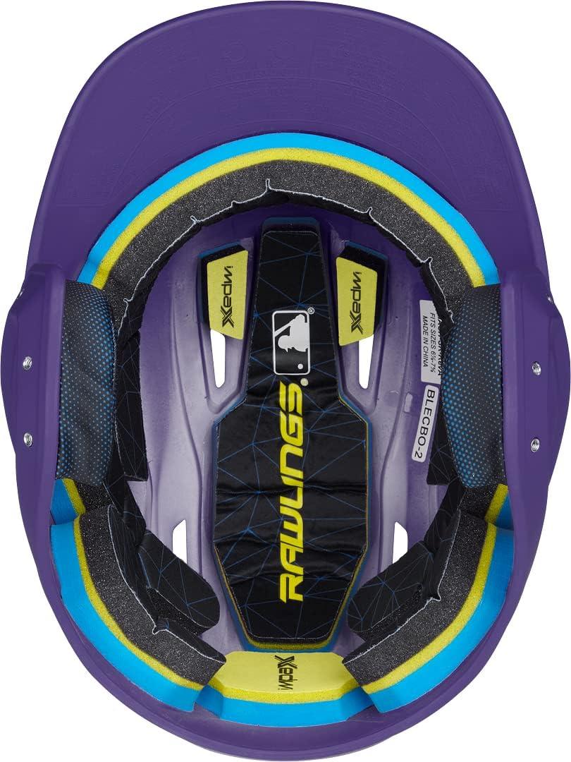 image:imageRawlings  MACH Baseball Batting Helmet  Matte  JR amp SR Sizes  Multiple ColorsMatte Purple