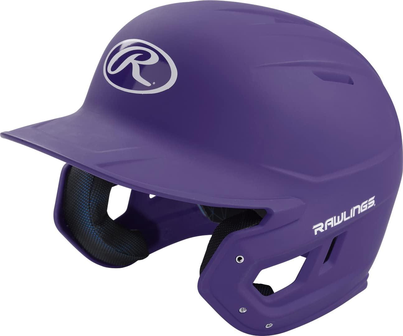 image:imageRawlings  MACH Baseball Batting Helmet  Matte  JR amp SR Sizes  Multiple ColorsMatte Purple