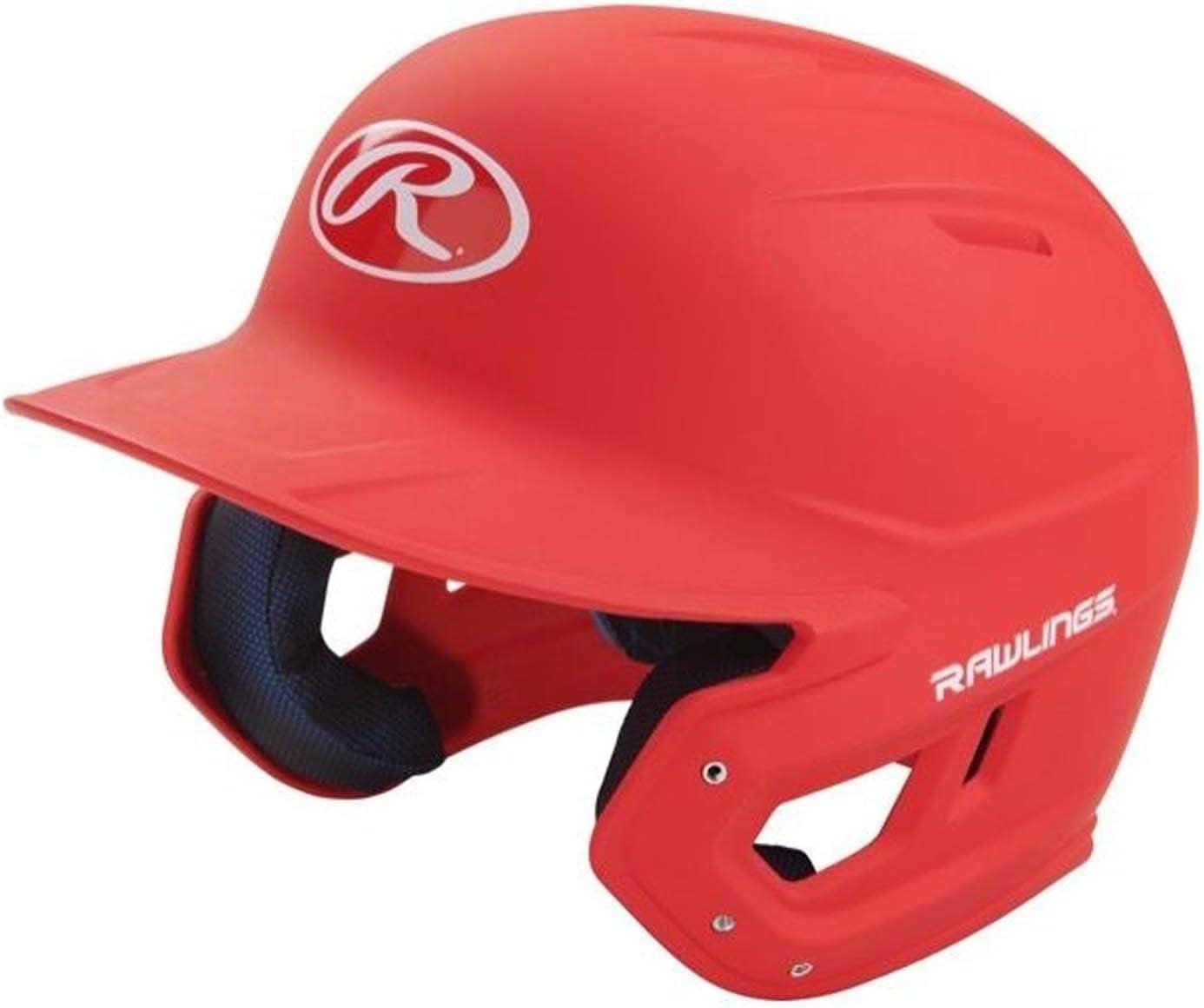 image:imageRawlings  MACH Baseball Batting Helmet  Matte  JR amp SR Sizes  Multiple ColorsMatte Scarlet