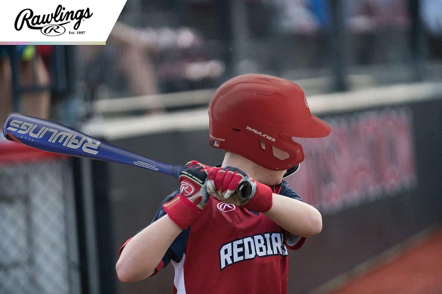 image:imageRawlings  MACH Baseball Batting Helmet  Matte  JR amp SR Sizes  Multiple ColorsMatte Scarlet