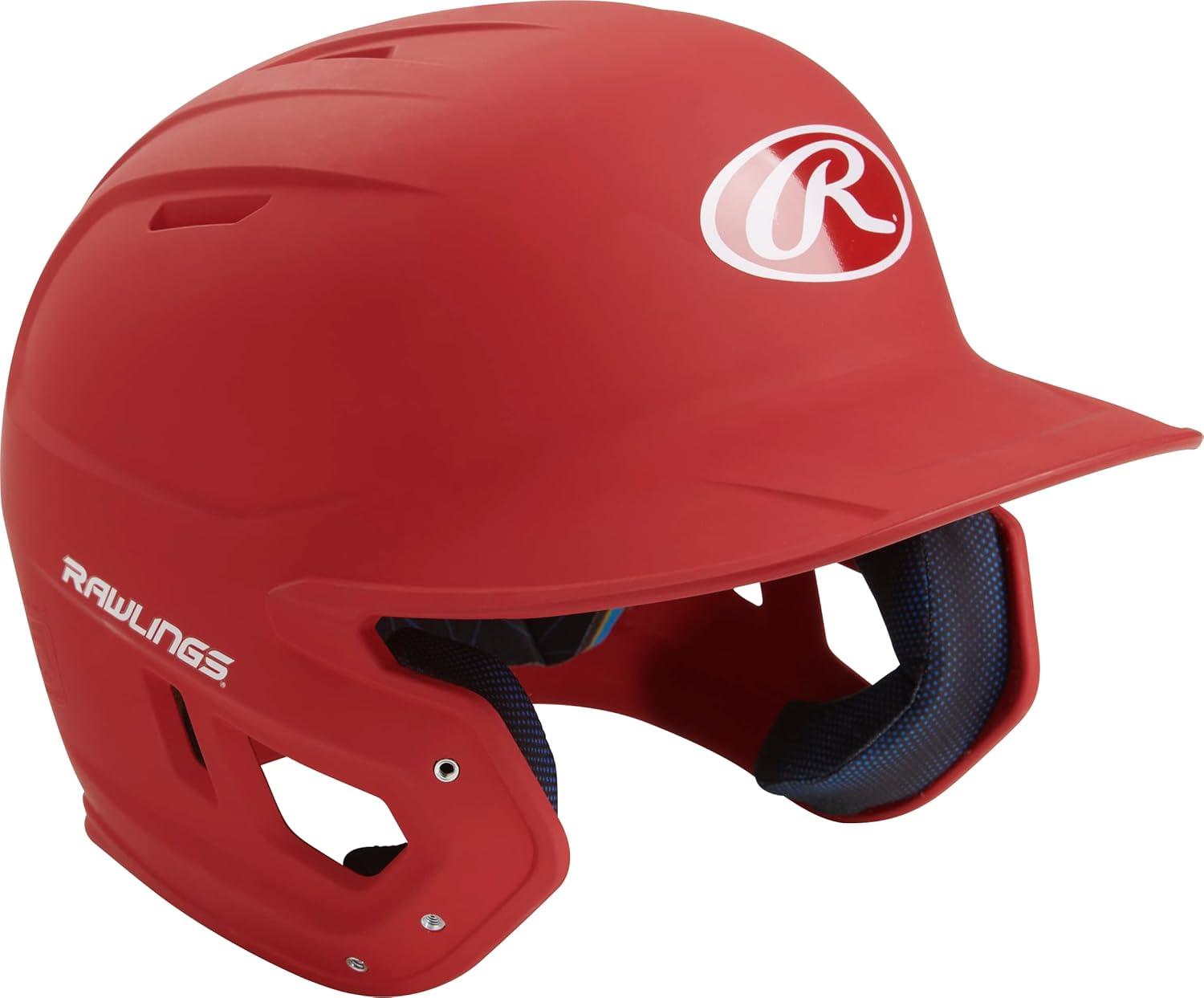 image:imageRawlings  MACH Baseball Batting Helmet  Matte  JR amp SR Sizes  Multiple ColorsMatte Scarlet