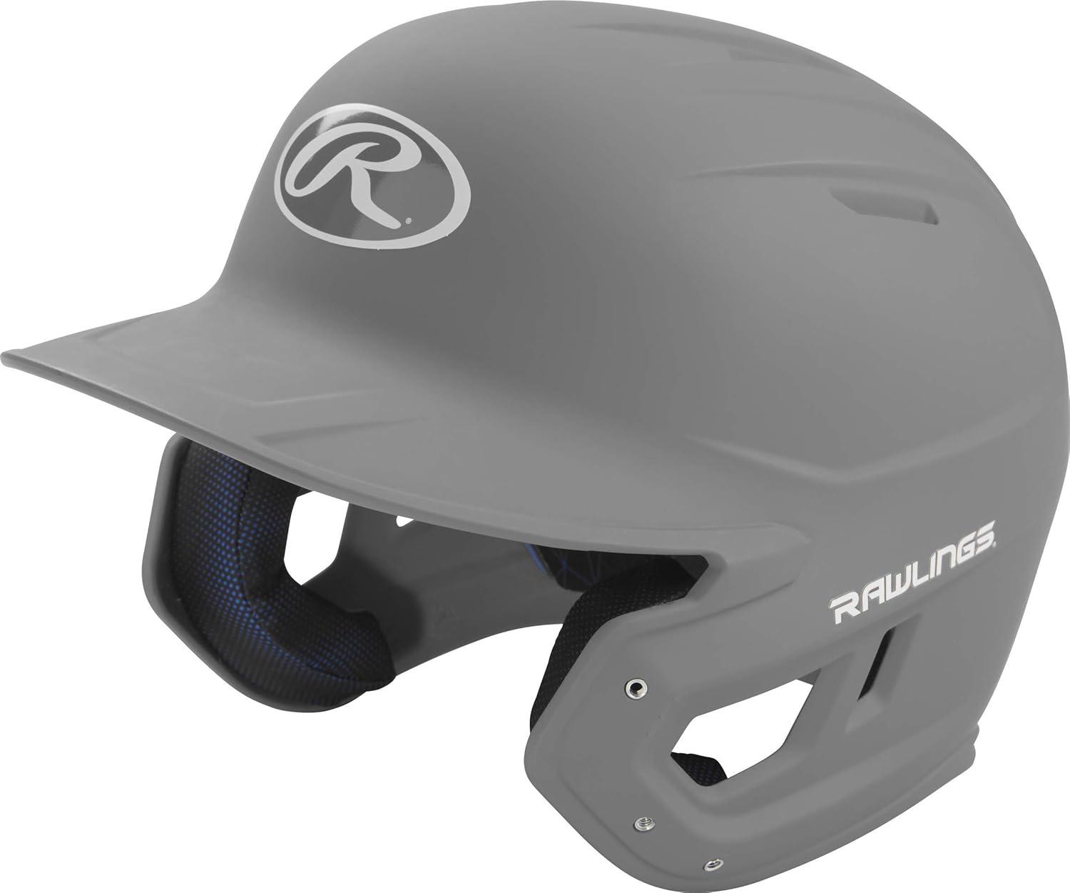 image:imageRawlings  MACH Baseball Batting Helmet  Matte  JR amp SR Sizes  Multiple ColorsMatte Silver