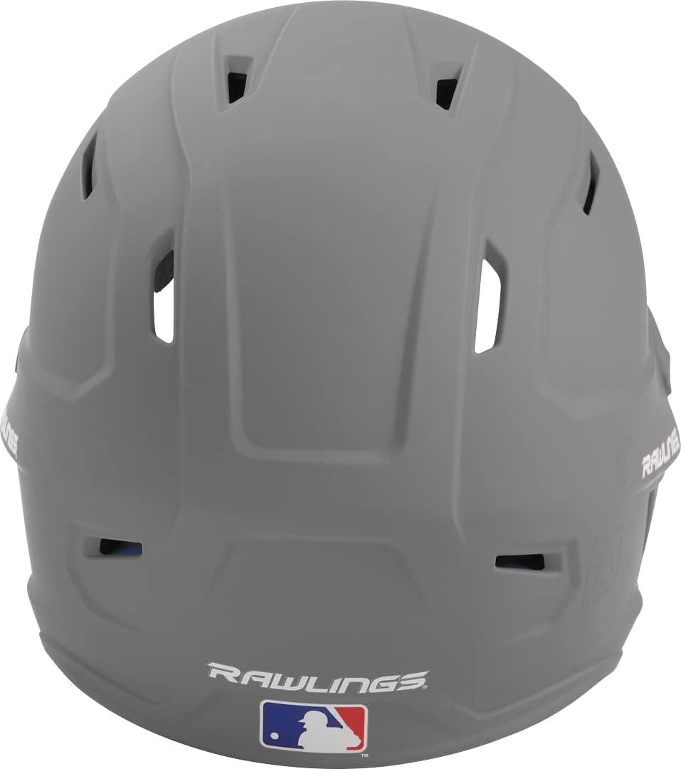 image:imageRawlings  MACH Baseball Batting Helmet  Matte  JR amp SR Sizes  Multiple ColorsMatte Silver
