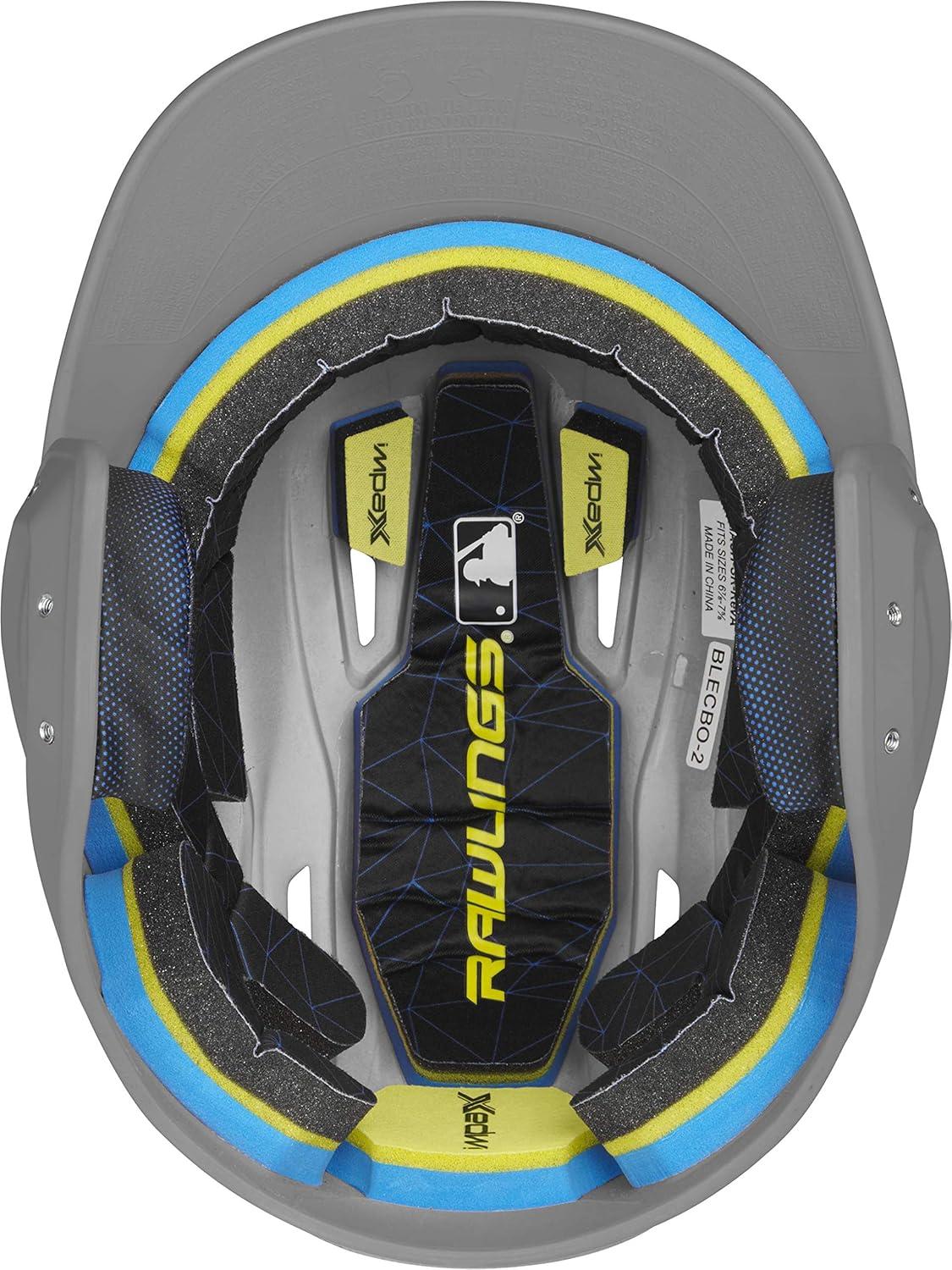 image:imageRawlings  MACH Baseball Batting Helmet  Matte  JR amp SR Sizes  Multiple ColorsMatte Silver