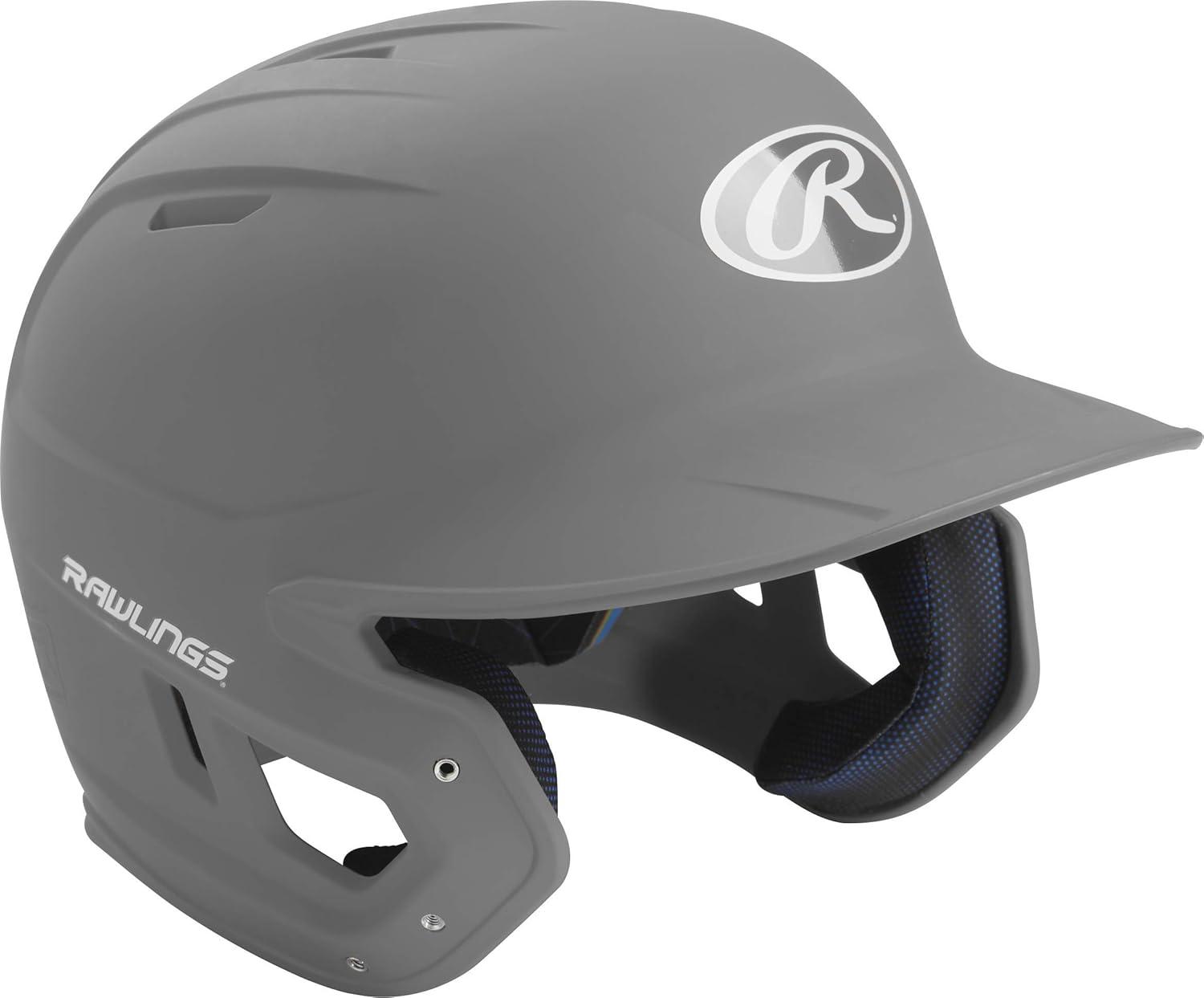 image:imageRawlings  MACH Baseball Batting Helmet  Matte  JR amp SR Sizes  Multiple ColorsMatte Silver
