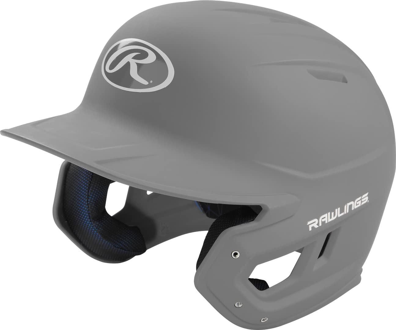 image:imageRawlings  MACH Baseball Batting Helmet  Matte  JR amp SR Sizes  Multiple ColorsMatte Silver
