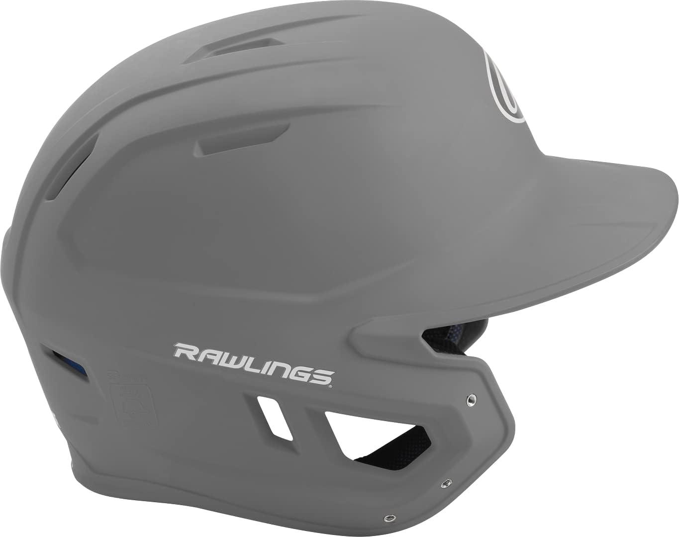 image:imageRawlings  MACH Baseball Batting Helmet  Matte  JR amp SR Sizes  Multiple ColorsMatte Silver