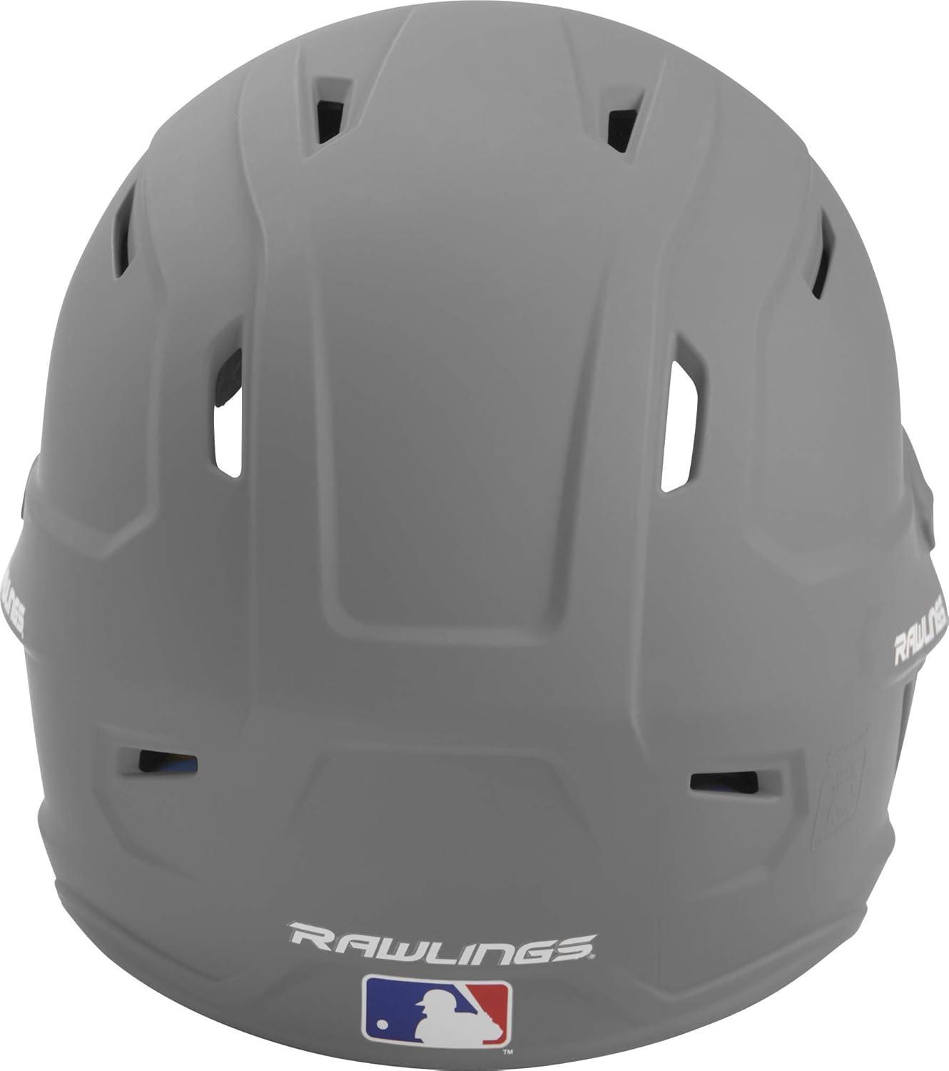 image:imageRawlings  MACH Baseball Batting Helmet  Matte  JR amp SR Sizes  Multiple ColorsMatte Silver