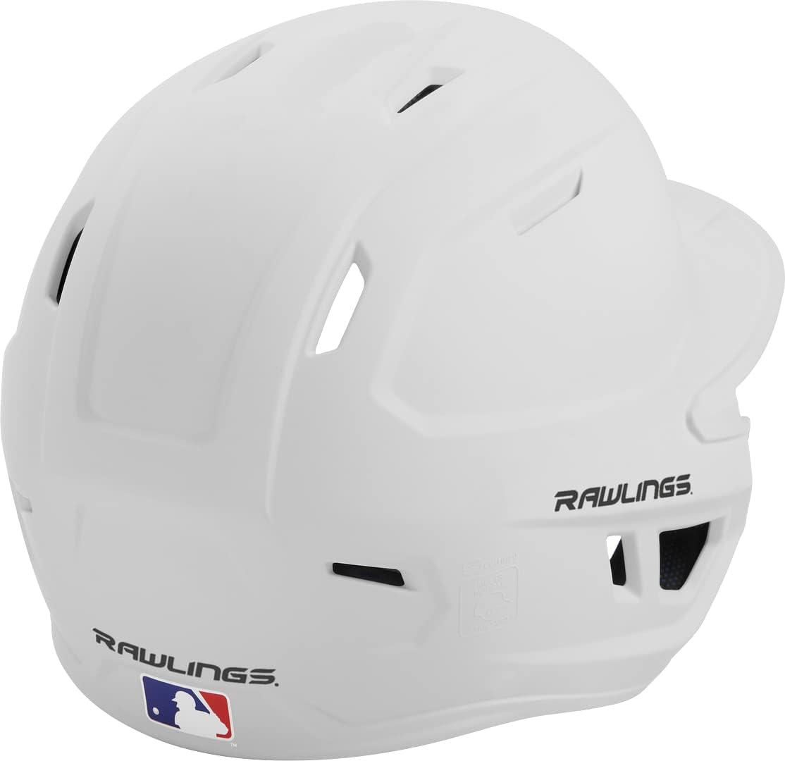image:imageRawlings  MACH Baseball Batting Helmet  Matte  JR amp SR Sizes  Multiple ColorsMatte White